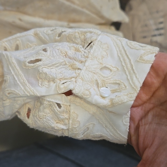 Sezane Marly Ecru Long Sleeve Dress - Picture 9 of 12